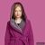 Gertrud winter coat - cyclamen/gray