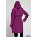 Gertrud winter coat - cyclamen/gray