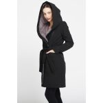 Gertrud winter coat - black/gray