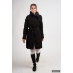 Gertrud winter coat - black/ graphite gray XS
