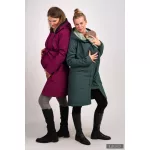 Gertúd télikabát kismama panel -élénklila / sötétkék