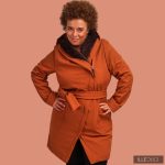 Gertrud winter coat - copper brown/ brown 