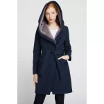 Gertrúd télikabát - sötétkék/szürke