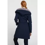 Gertrúd télikabát - sötétkék/szürke