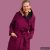 Gertrud winter coat - bright purple/dark blue XS