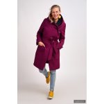 Gertrud winter coat - bright purple/dark blue XS