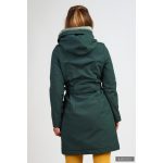 Gertrud winter coat - emerald green/  mint green XS