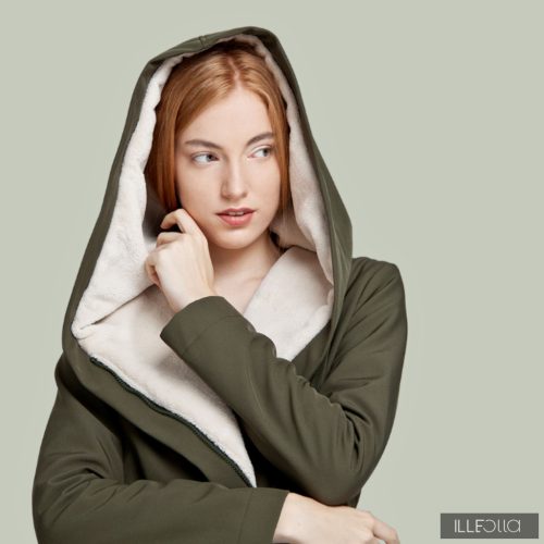 Gertrud winter coat - lightkhaki/beige