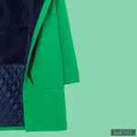 Gertrúd télikabát - zöld/sötétkék