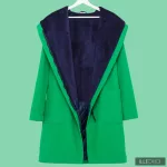 Gertrúd télikabát - zöld/sötétkék