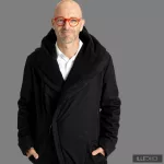 Elegáns meleg férfi télikabát - GORDON - Fekete S
