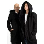 Elegáns meleg férfi télikabát - GORDON - Fekete S