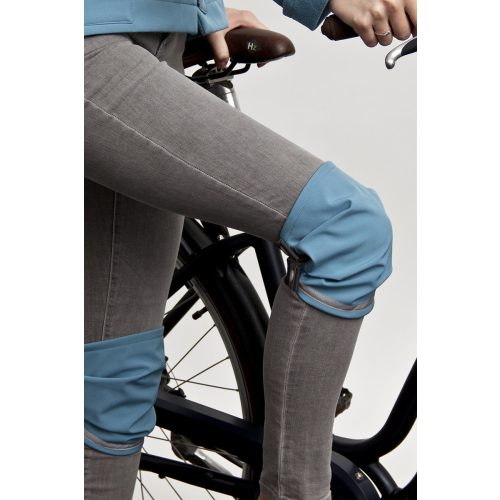 Knee warmer women FIOLLA BIKE - light blue