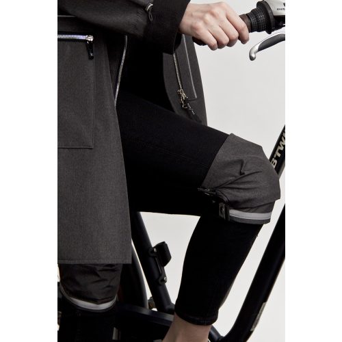 Knee warmer women FIOLLA BIKE - melange gray