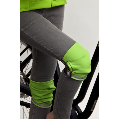Knee warmer women FIOLLA BIKE - neon green