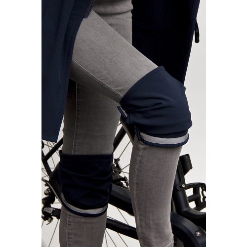 Knee warmer women FIOLLA BIKE - navy blue