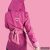 RITA windproof & waterproof designer raincoat - bright cyclamen and coral L