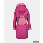 RITA  windproof & waterproof designer raincoat - bright cyclamen and coral XS