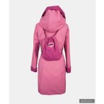 RITA  windproof & waterproof designer raincoat - bright cyclamen and coral XS