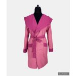 RITA  windproof & waterproof designer raincoat - bright cyclamen and coral XS