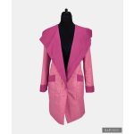 RITA  windproof & waterproof designer raincoat - bright cyclamen and coral XS