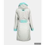 RITA  windproof & waterproof designer raincoat - soft blue / light grey M
