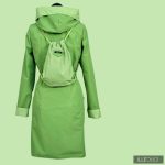 RITA  windproof & waterproof designer raincoat - green / fresh apple green 3XL