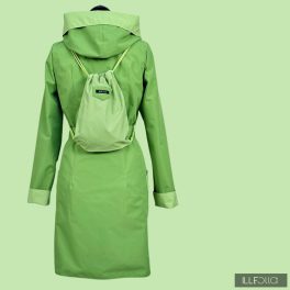 RITA  windproof & waterproof designer raincoat - green / fresh apple green   RITA  windproof & waterproof designer raincoat - green / fresh apple green