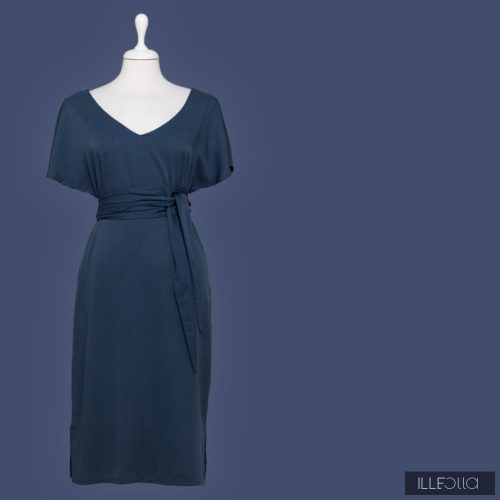 Elegant mini dress SELINKA - navy blue