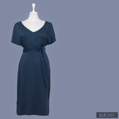 Elegant mini dress SELINKA - navy blue