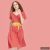 Elegant midi dress SZILVI - coral