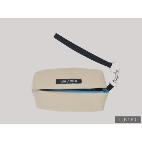 ZSU keychain - beige / white