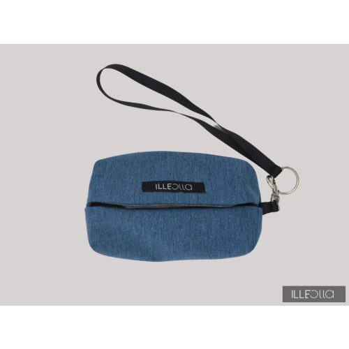 Zsu kulcstartó melangekék - melangeszürke