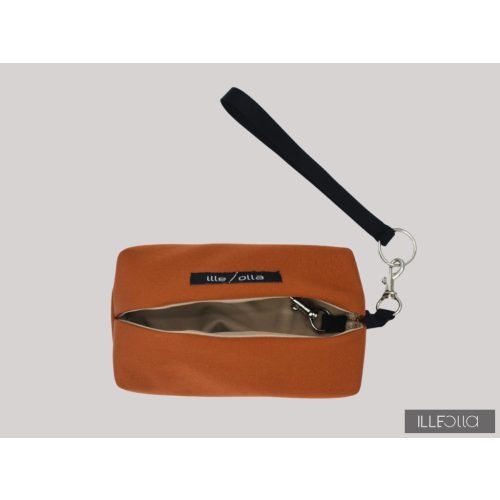 ZSU keychain - caramel / navy blue