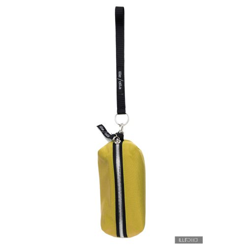Zsuzsa zippered cosmetic accessories - mustard yellow / dark petrol
