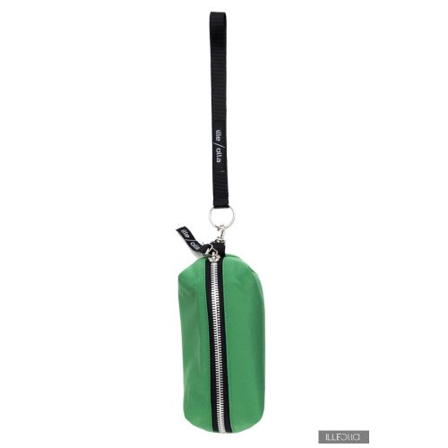 Zsuzsa zippered cosmetic accessories - green / light gray
