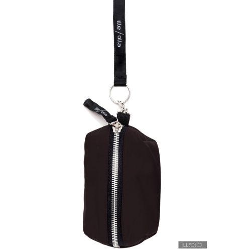 ZSUZSI zippered key ring - black / dark petrol